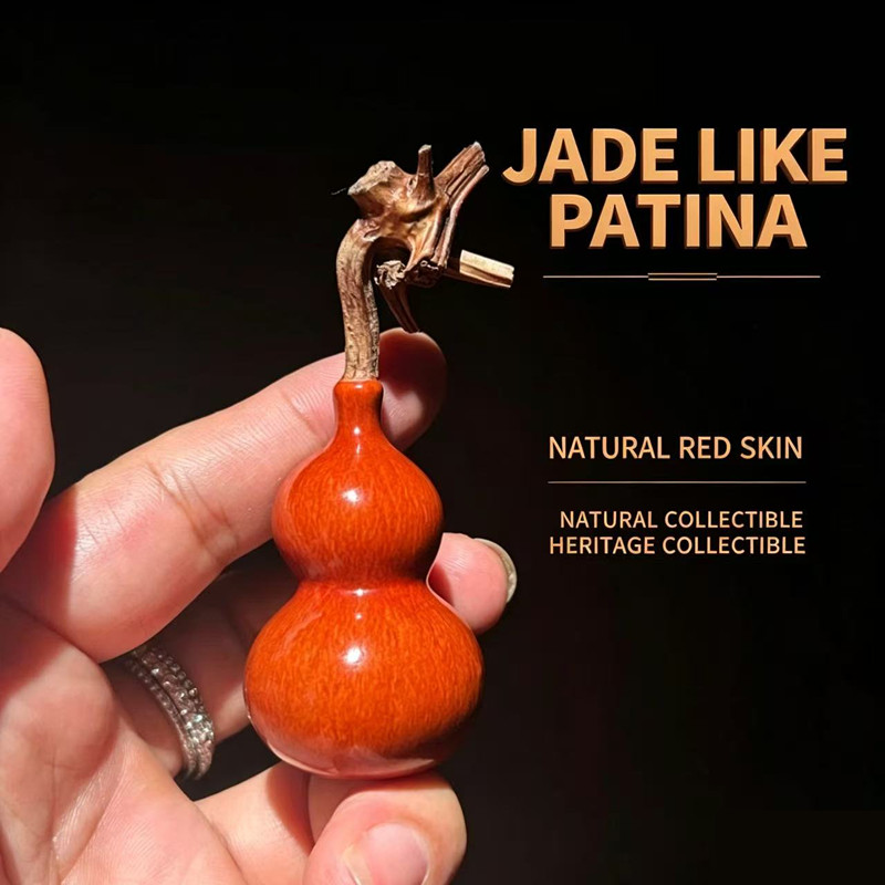 Vintage Collectible Toys - Vintage Small Gourd Sun Cured Red