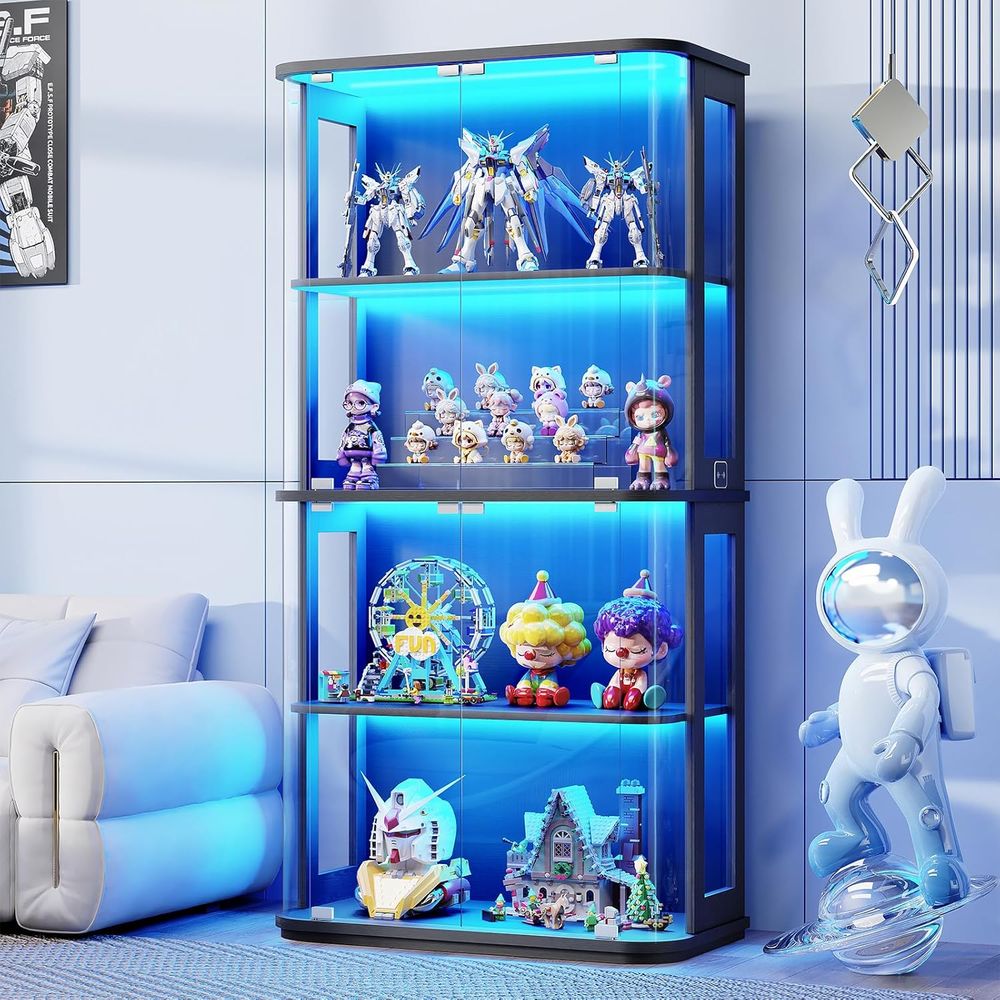 Rounded Display Cabinet with G - огляд і ціна Collectible & Vintage Dolls For Wedding
