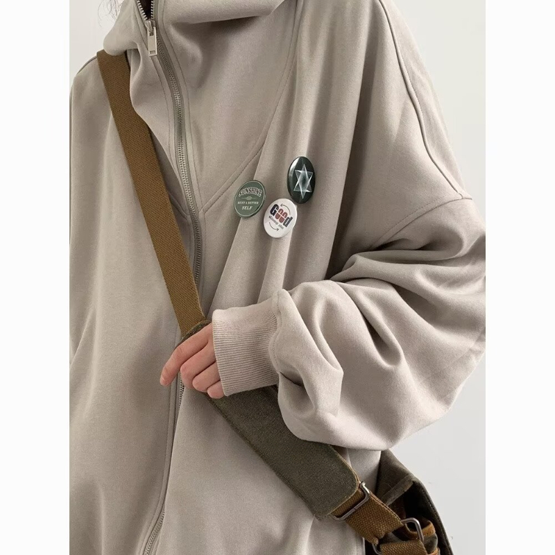 Autumn College Casual Set Men  - огляд і ціна Vintage Zip Hoodie