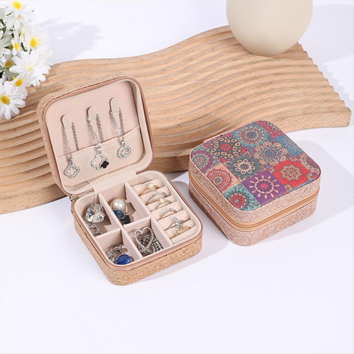 [N84R] 4PCS Vintage Cork Jewel - огляд і ціна Vintage Necklace