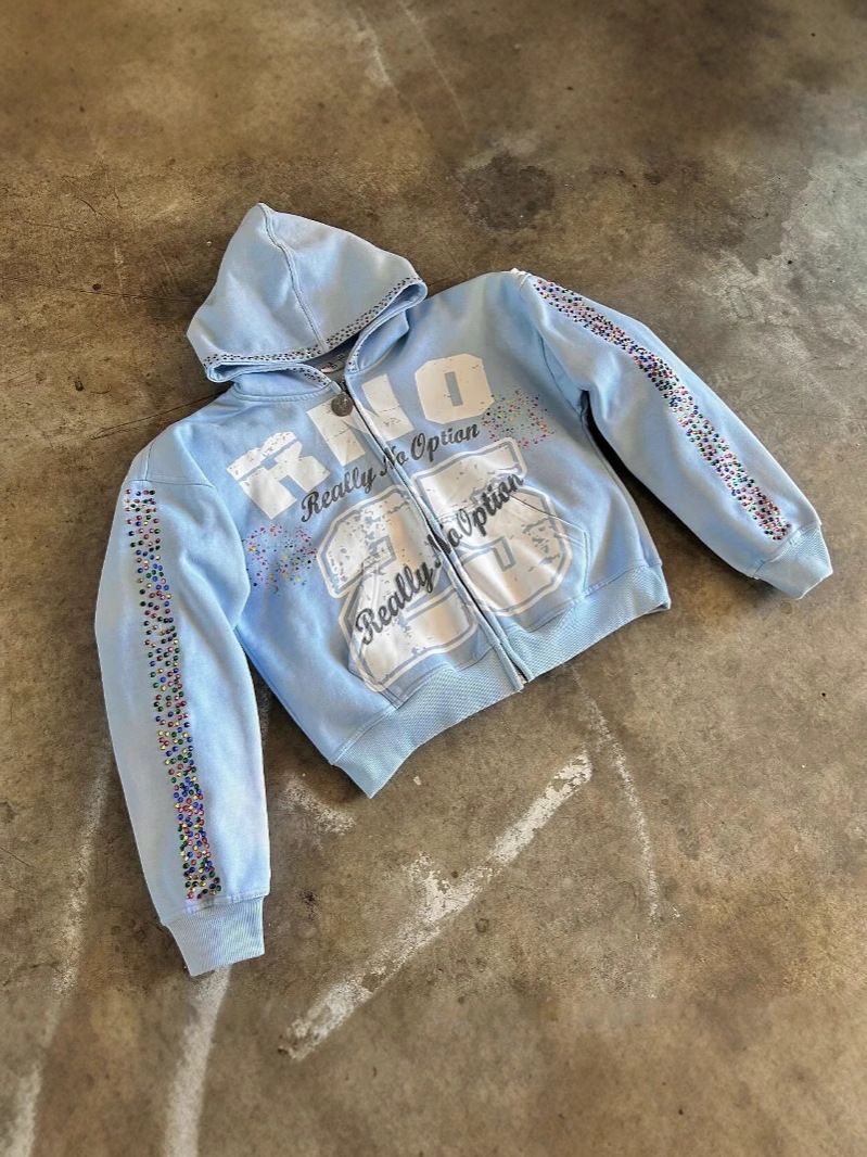 Autumn vintage new style hot b - огляд і ціна Vintage Zip Hoodie