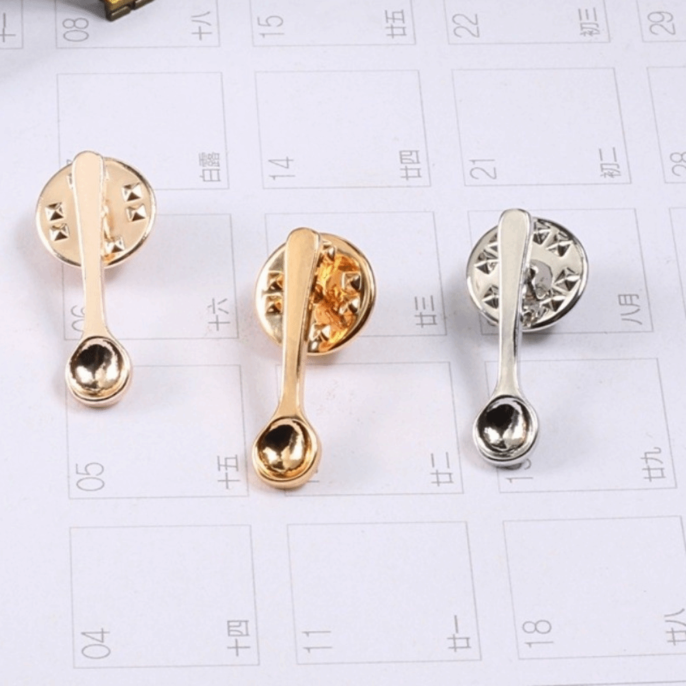 New Cute Design Spoon Brooch C - огляд і ціна Vintage Collectible Pins