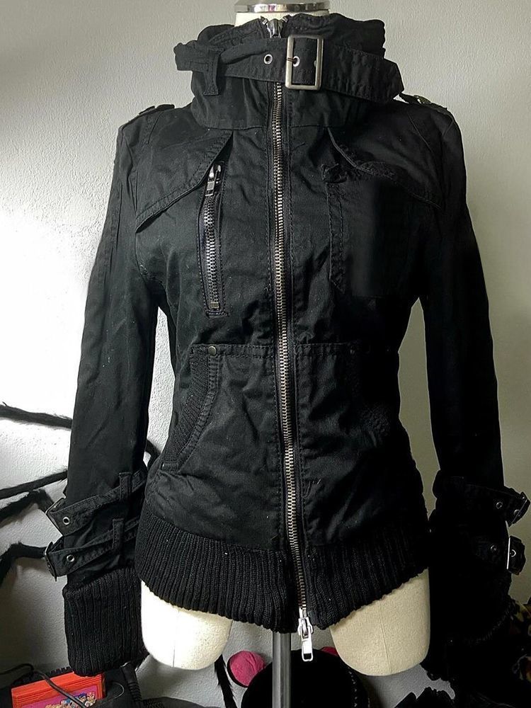 Y2k Grunge Punk Women Black Vi - огляд і ціна Vintage Zip Hoodie