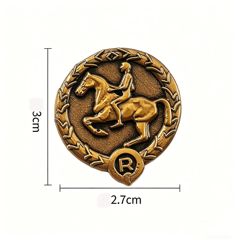 German Young Horseman Badge Ge - огляд і ціна Vintage Collectible Pins