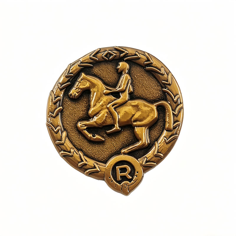 German Young Horseman Badge Ge - огляд і ціна Vintage Collectible Pins