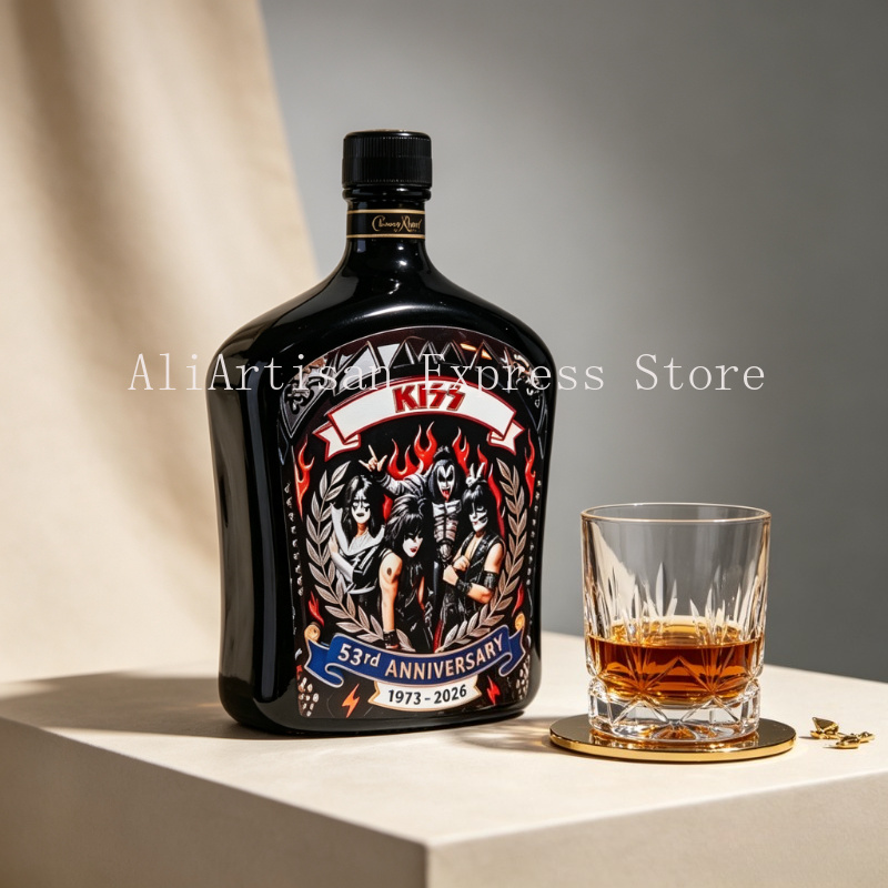 Rock‑Music Inspired Whiskey De - огляд і ціна Vintage Collectible Liquor Bottles