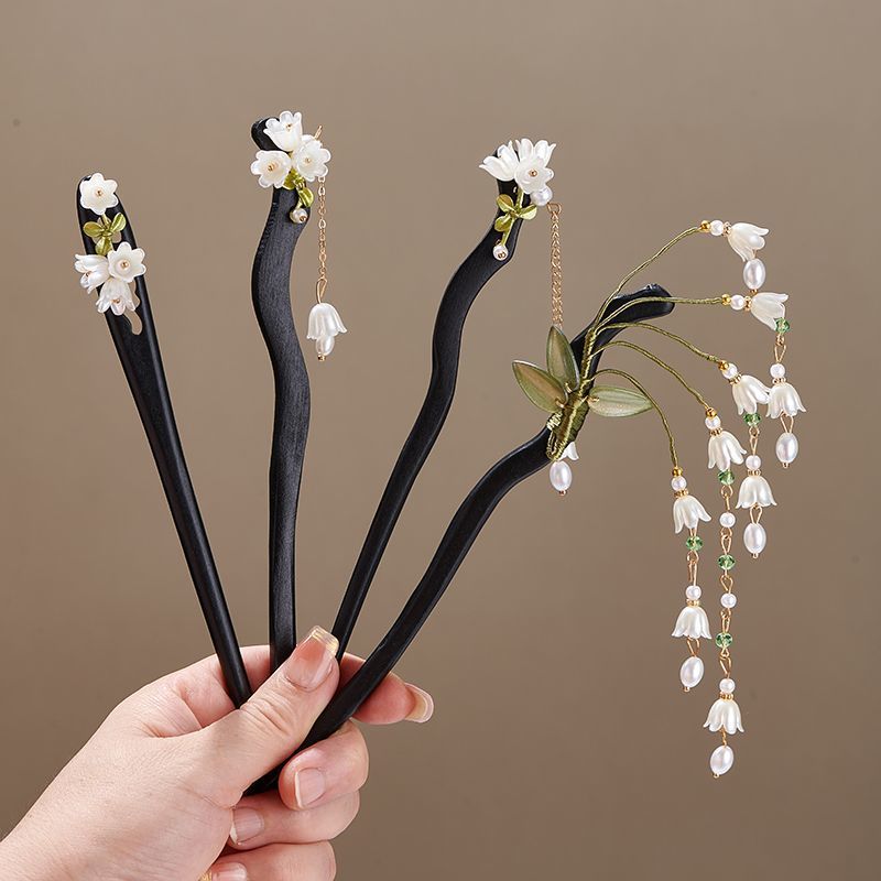Wooden Flower Hairpin Vintage  - огляд і ціна Vintage Collectible Item