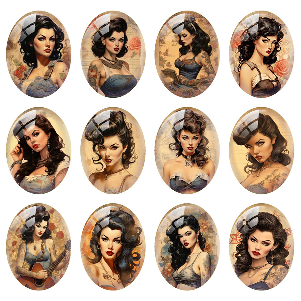 Random Mixed Round/Oval/Square - огляд і ціна Vintage Collectible Item