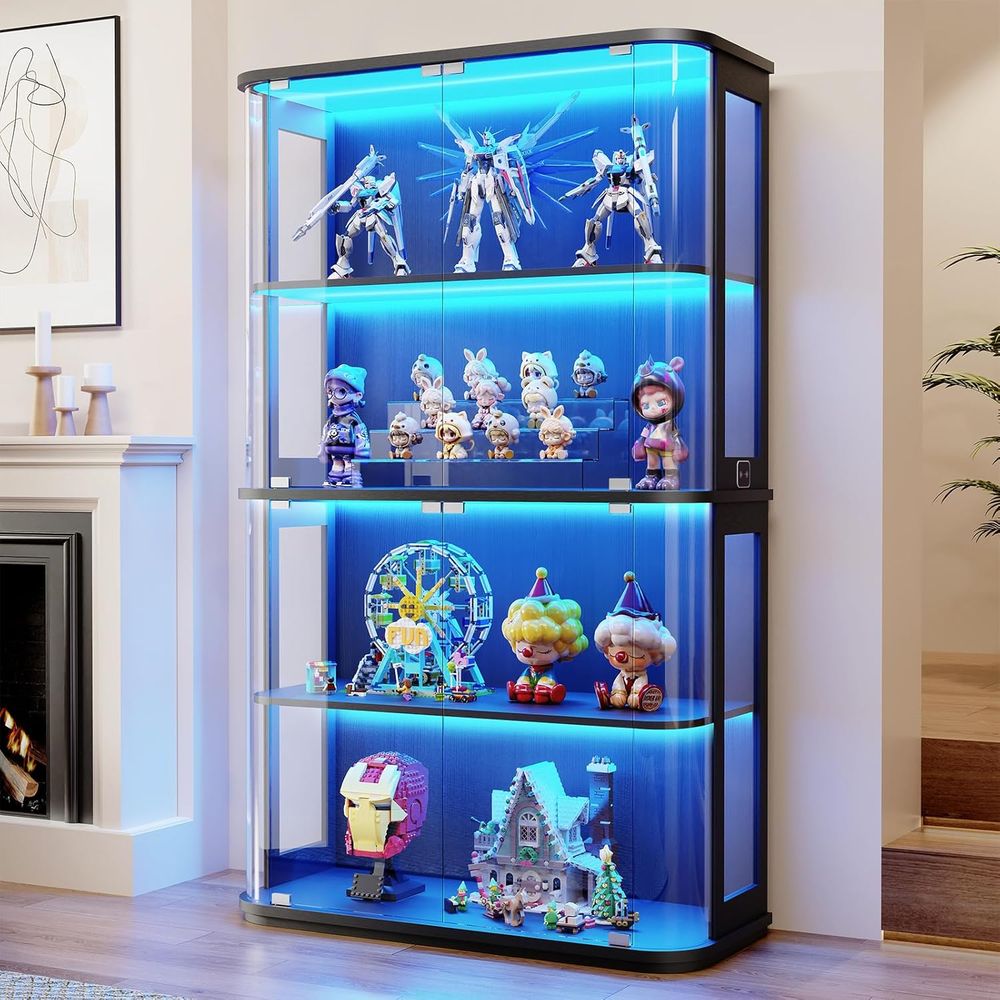 Large Rounded Display Cabinet  - огляд і ціна Collectible & Vintage Dolls For Wedding