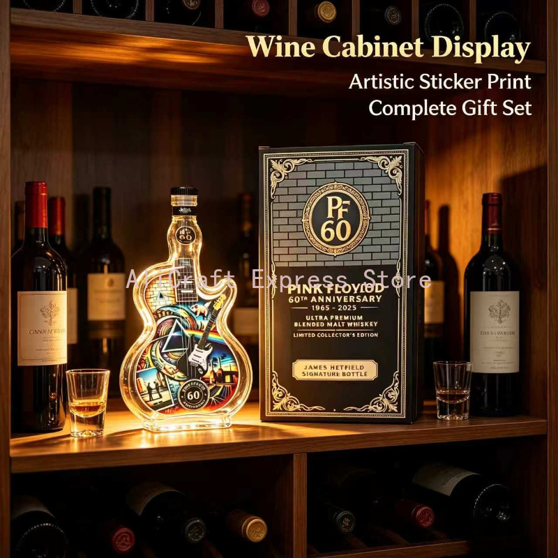 Vintage Rock Style Guitar-Axe  - огляд і ціна Vintage Collectible Liquor Bottles