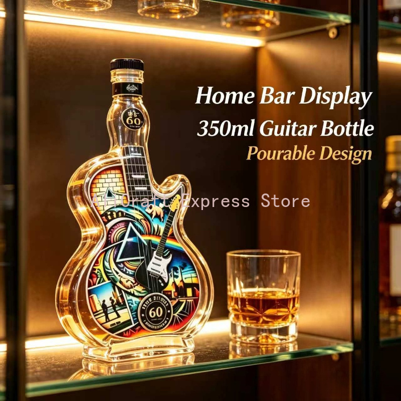 Vintage Rock Style Guitar-Axe  - огляд і ціна Vintage Collectible Liquor Bottles