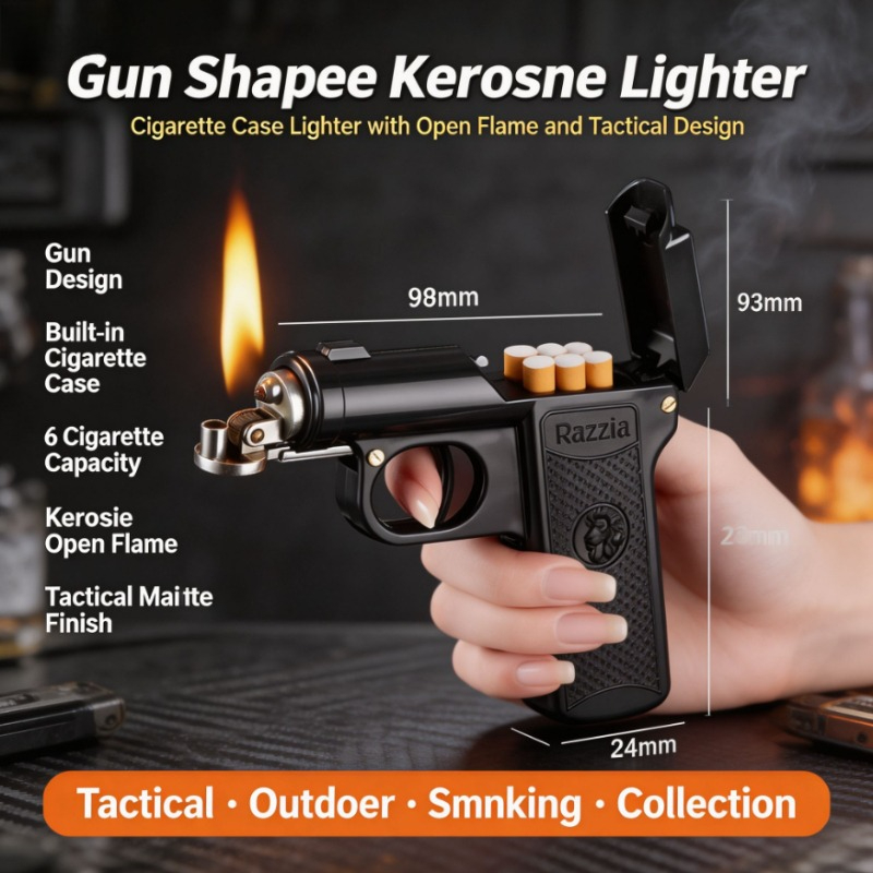Vintage Pistol Shaped Lighter  - огляд і ціна Vintage Collectible Guns