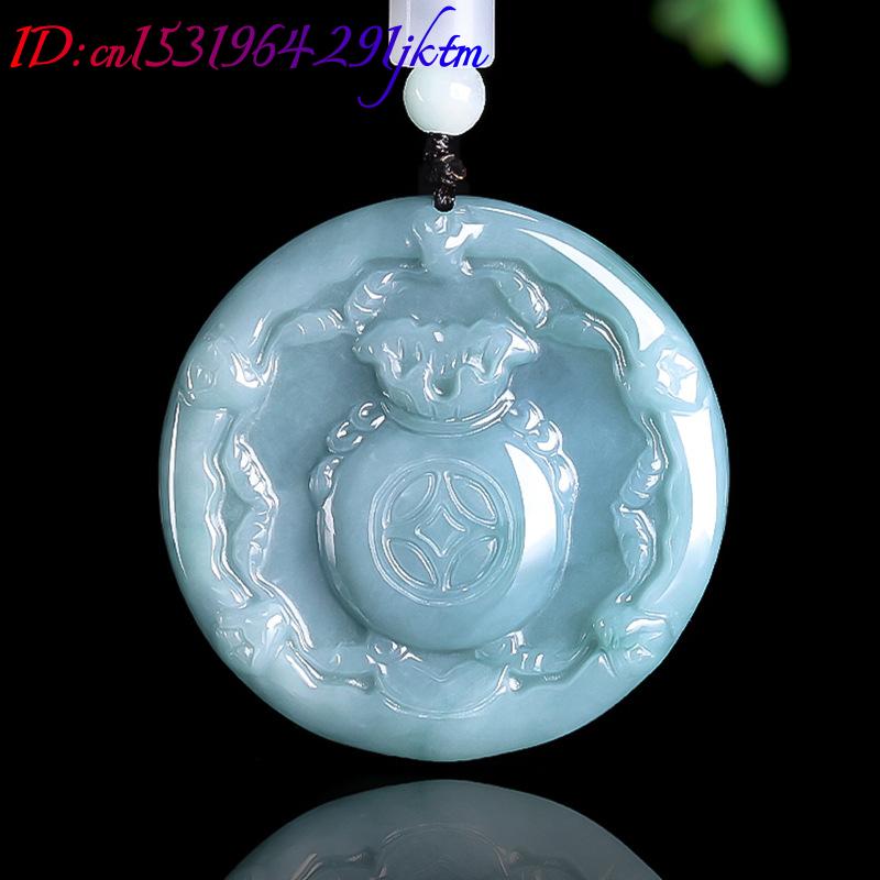Burmese Jadeite God of Wealth  - огляд і ціна Vintage Necklace
