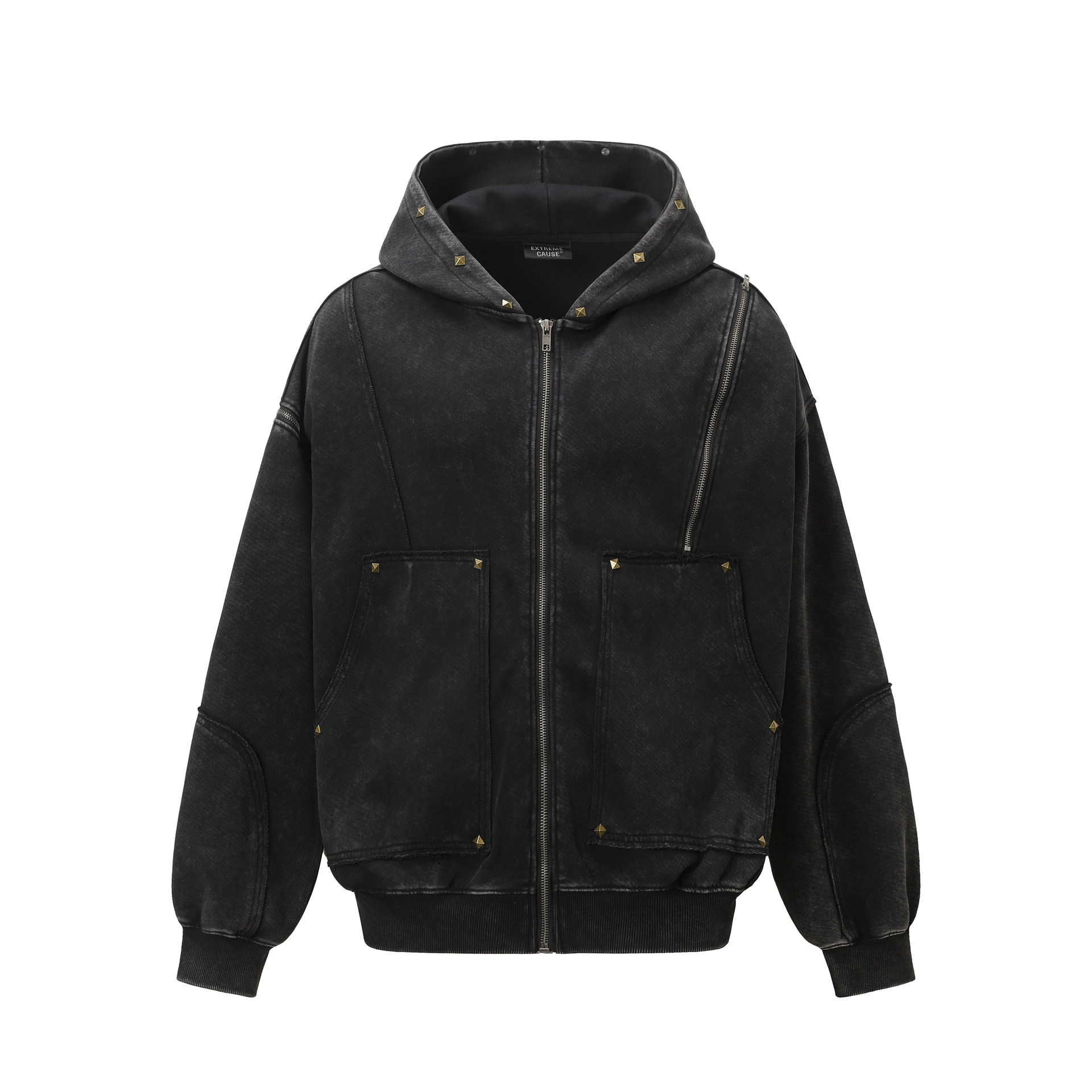 Men Vintage Hooded Jacket 2025 - огляд і ціна Vintage Zip Hoodie