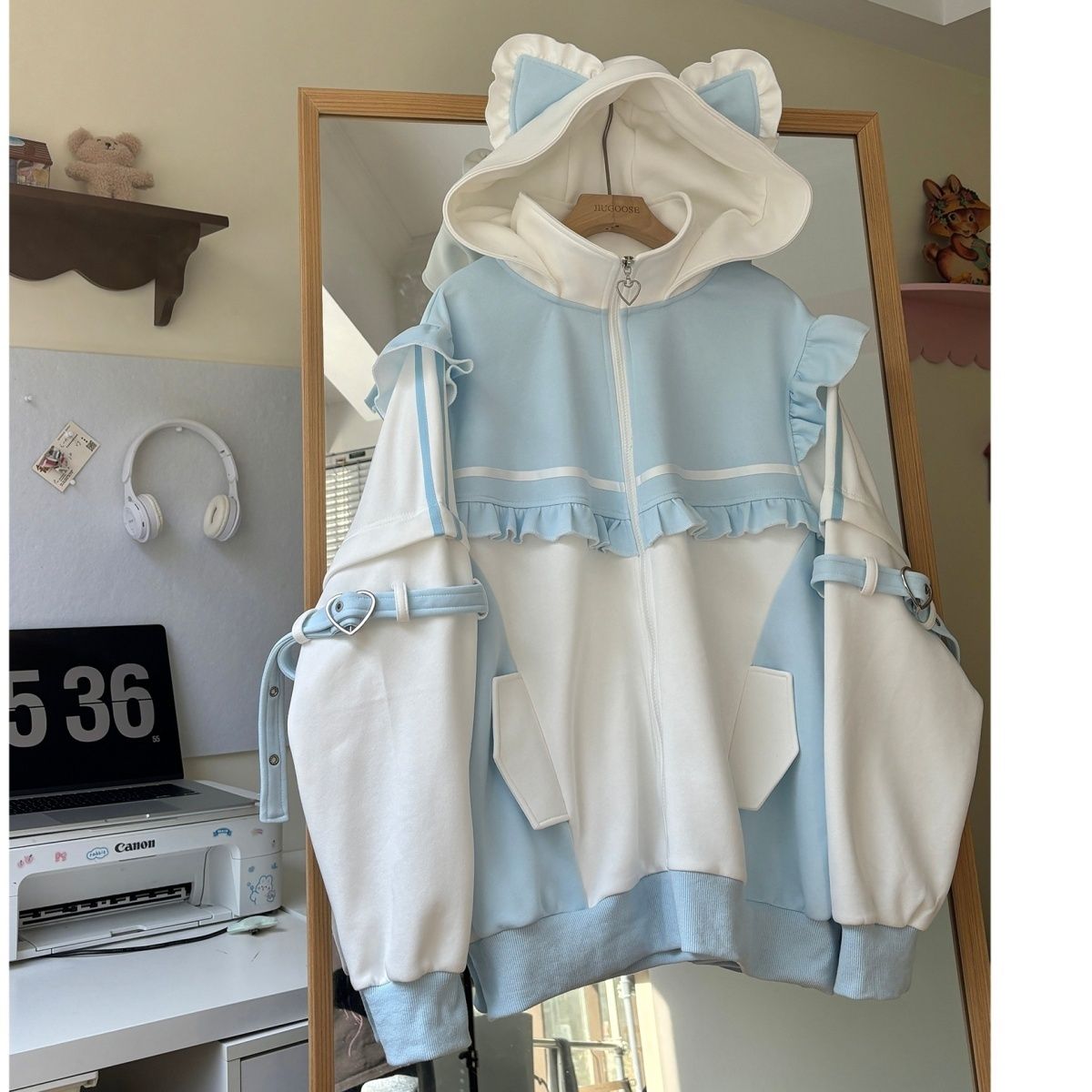 Autumn Winter Japanese Sweet Y - огляд і ціна Vintage Zip Hoodie
