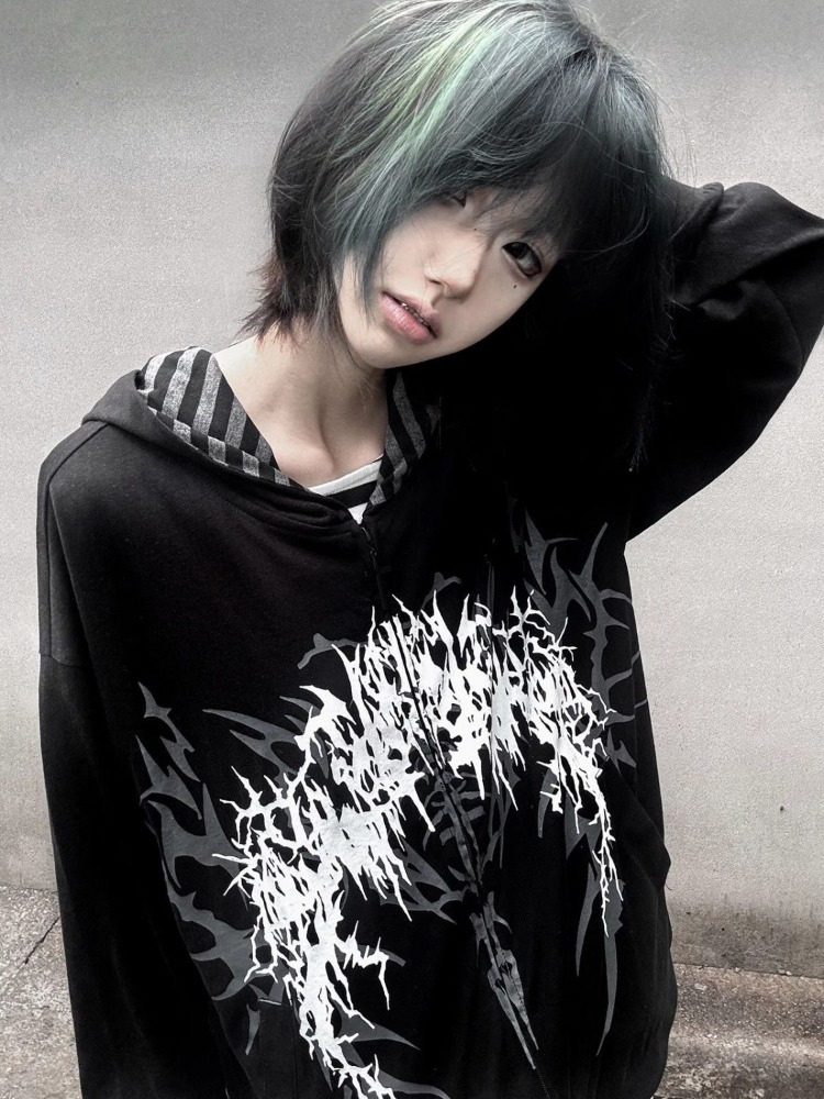 Subculture Y2k Japanese Hooded - огляд і ціна Vintage Zip Hoodie
