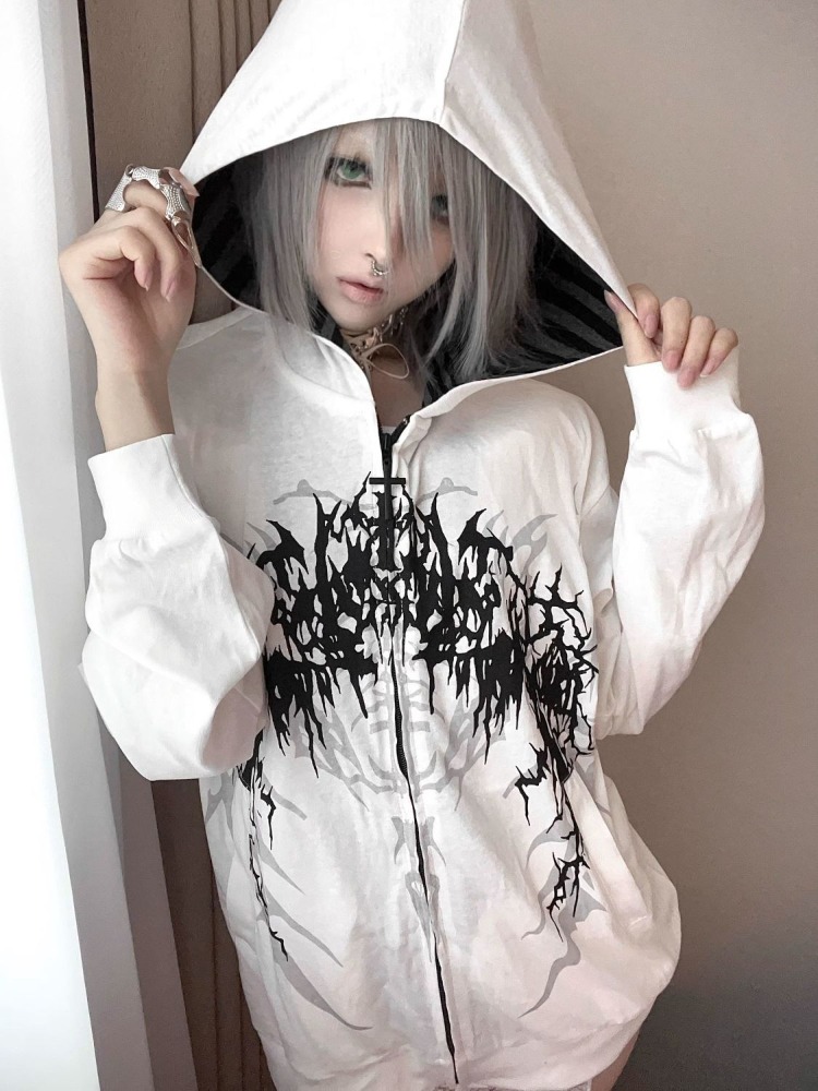 Subculture Y2k Japanese Hooded - огляд і ціна Vintage Zip Hoodie