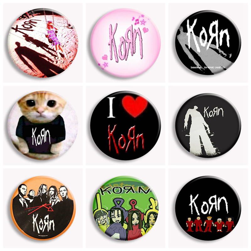 Hip Hop Korn Music Rock Band C - огляд і ціна Vintage Collectible Pins