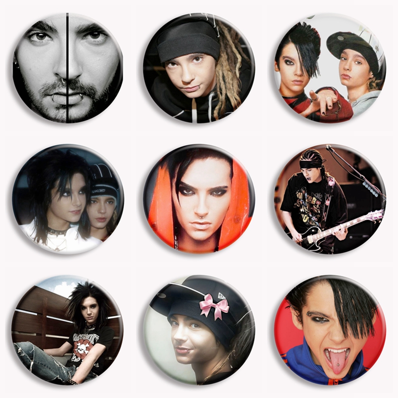 Rock Band Tokio Hotel Kaulitz  - огляд і ціна Vintage Collectible Pins