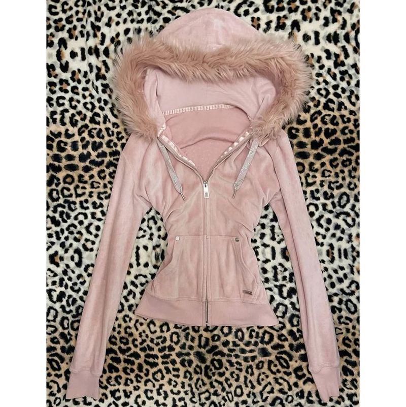 Hoodie Coat Women Punk Hooded  - огляд і ціна Vintage Zip Hoodie