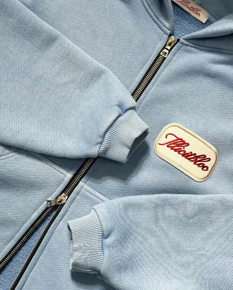 Y2K Fashion New Letter Embroid - огляд і ціна Vintage Zip Hoodie