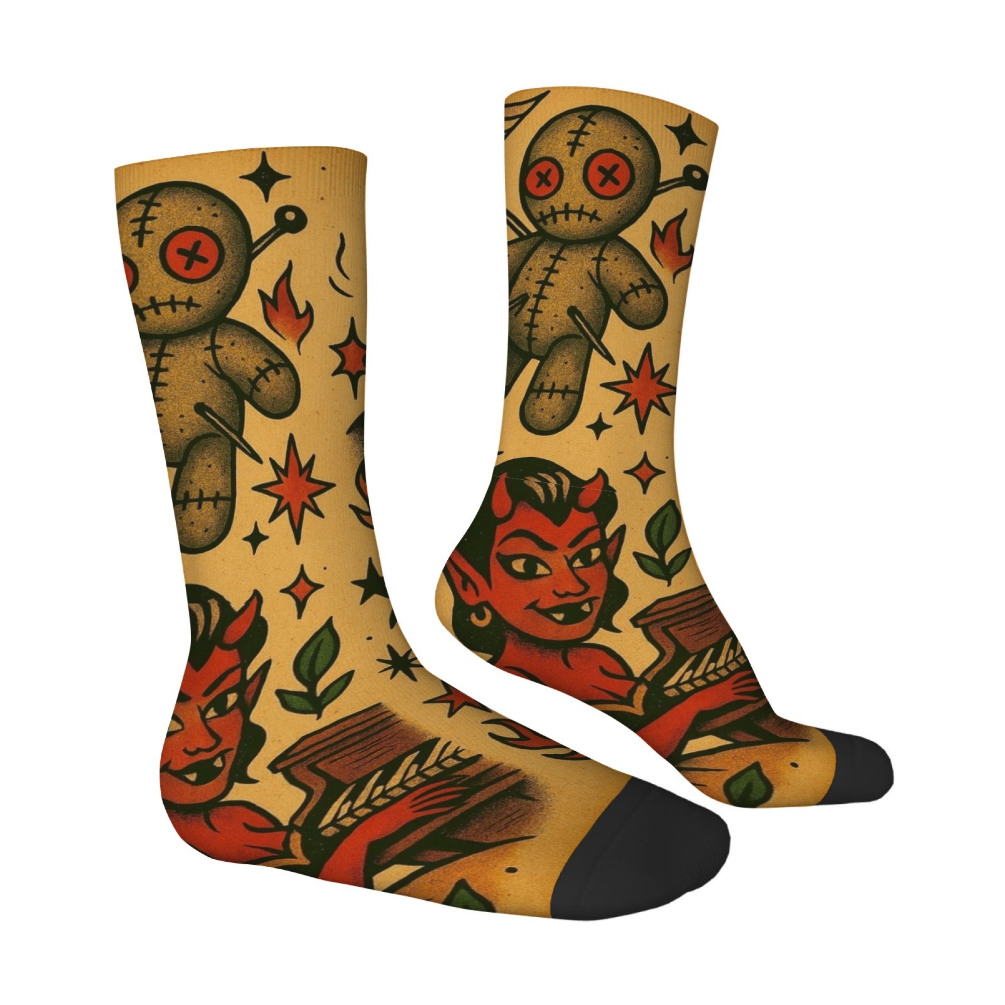 Vintage Tattoo Dark Crew Socks - огляд і ціна Vintage Collectible Dolls