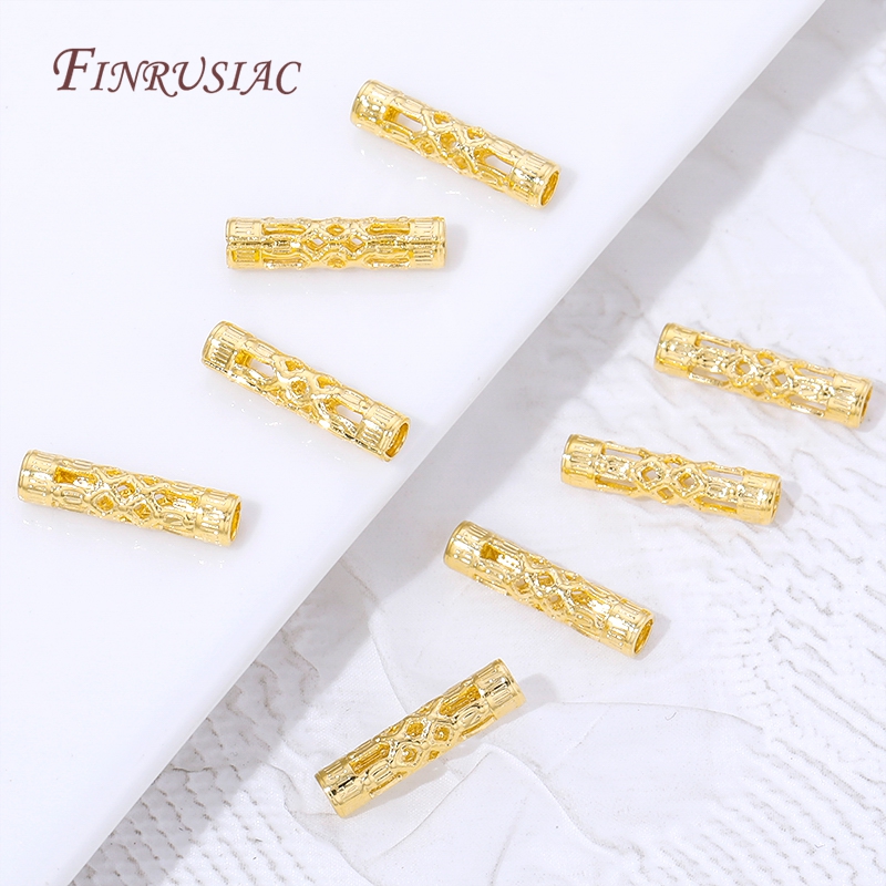 18K Gold Plated Long Tube Spac - огляд і ціна Vintage Necklace
