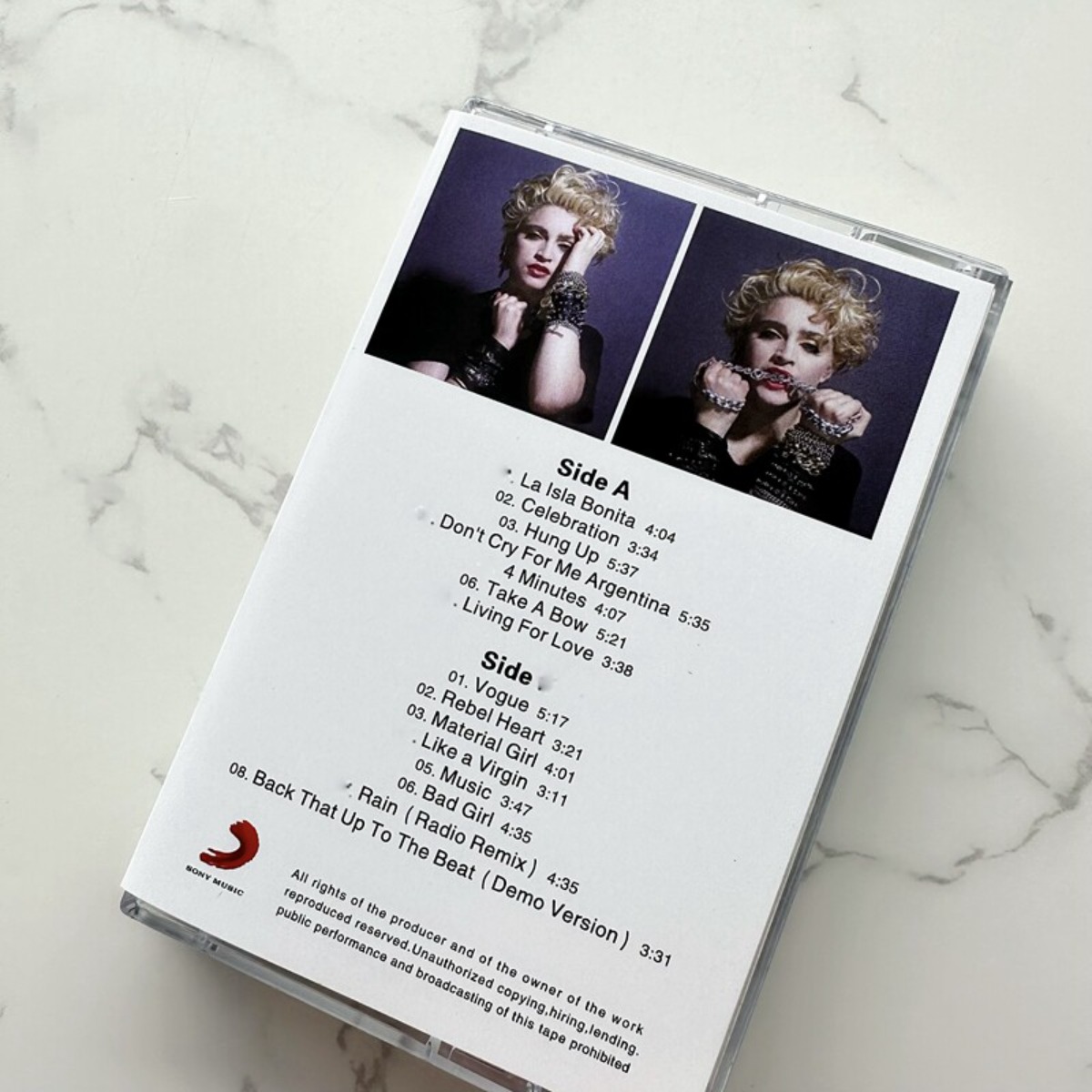 Madonna Classic Pop Music Cass - огляд і ціна Vintage Collectible & Vintage Dolls